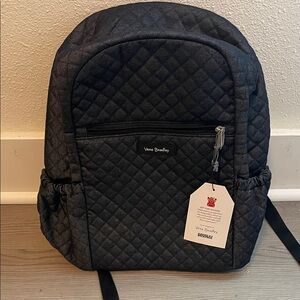 Vera Bradley Charcoal Quilted Backpack